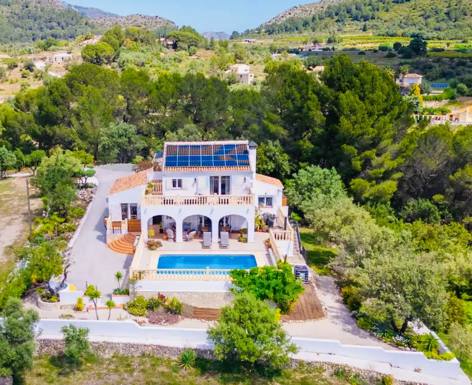 Exterior view of Houses for sale in Murla  with Air Conditioner, Heating and Private garden