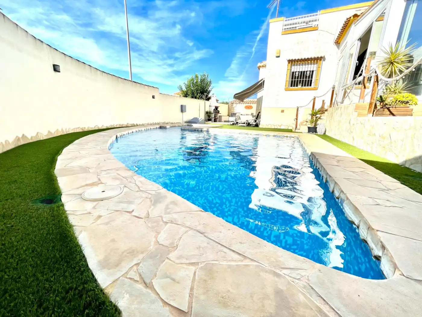 Swimming pool of Houses for rent in San Fulgencio  with Air Conditioner, Heating and Private garden