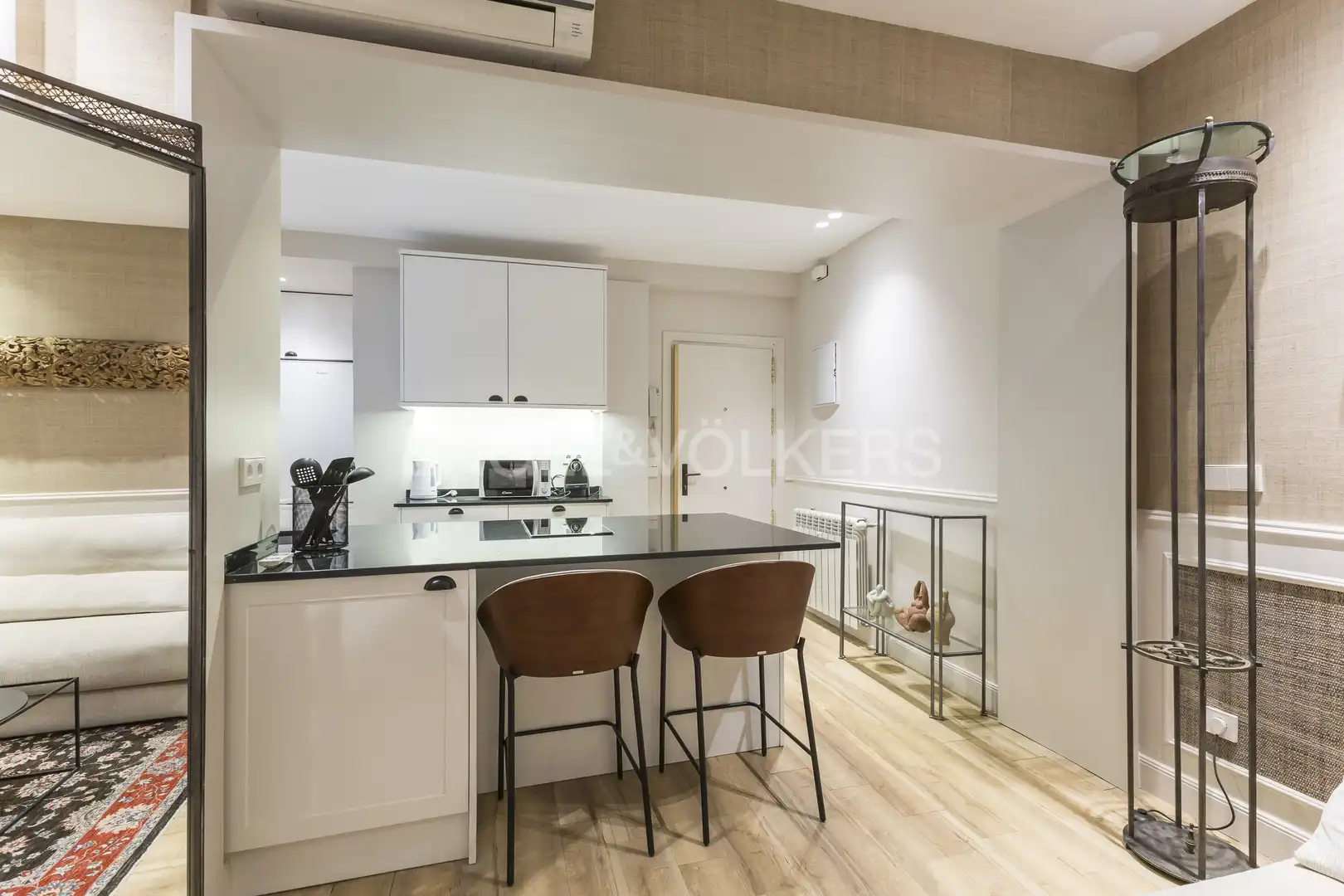 Kitchen of Flat for rent in Madrid  with Air Conditioner, Heating and Terrace