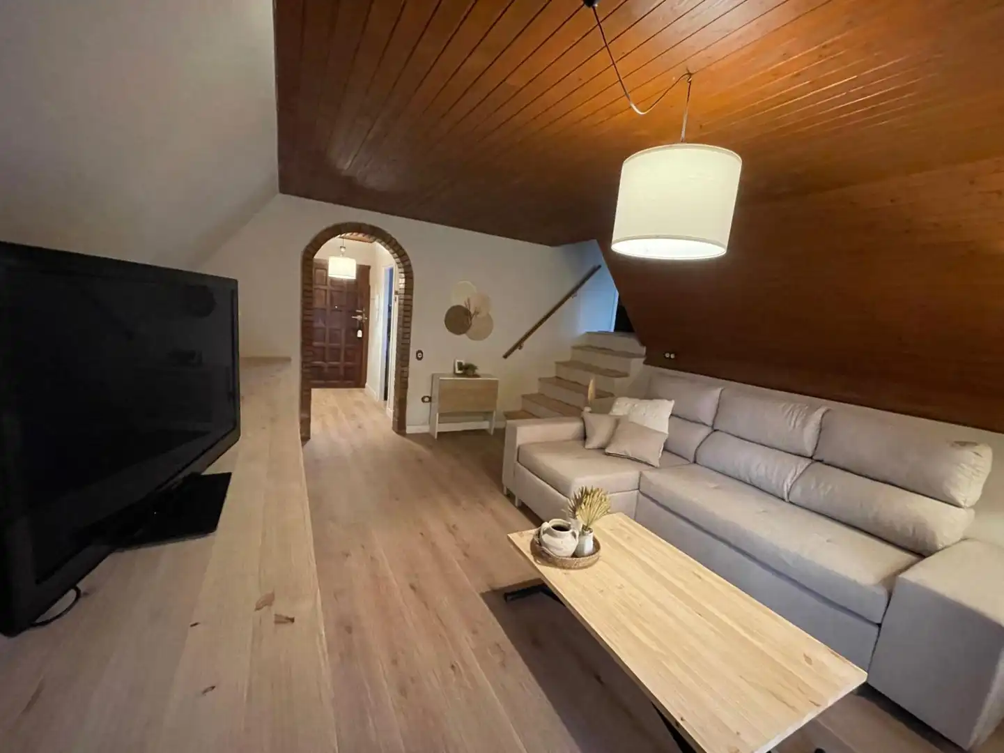 Wohnzimmer von Wohnung zur Miete in Torremolinos mit Terrasse und Möbliert