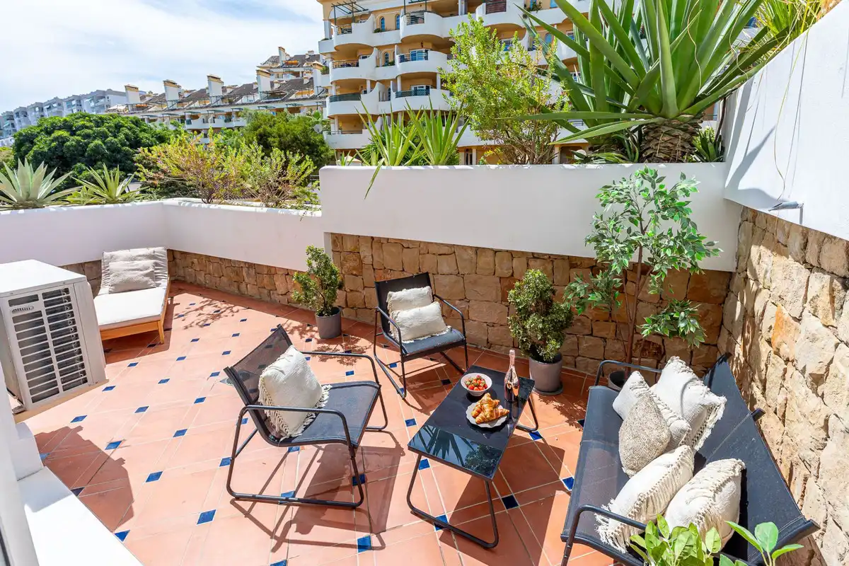 Terrace of Flat for rent in Marbella  with Air Conditioner, Heating and Terrace