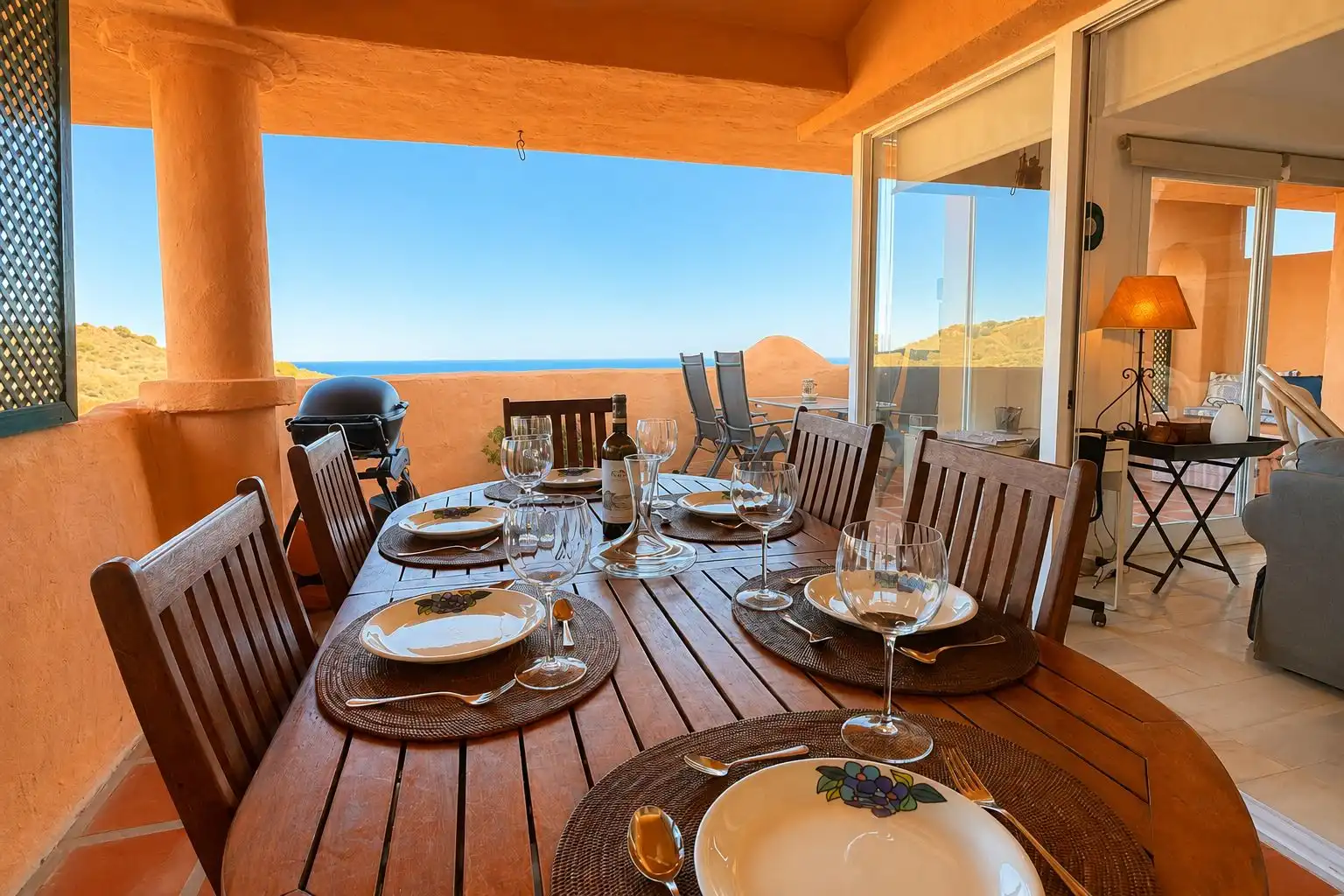 Terrassa de Apartament en venda en Mijas amb Terrassa, Moblat i Balcó