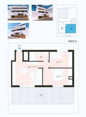 Ático en Venta en Calle Calle Leopoldo Calvo Sotelo, 6 en Parque de San Roque