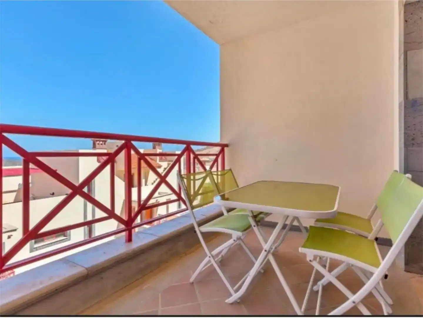Balcony of Flat for sale in Pájara  with Private garden, Swimming Pool and Furnished