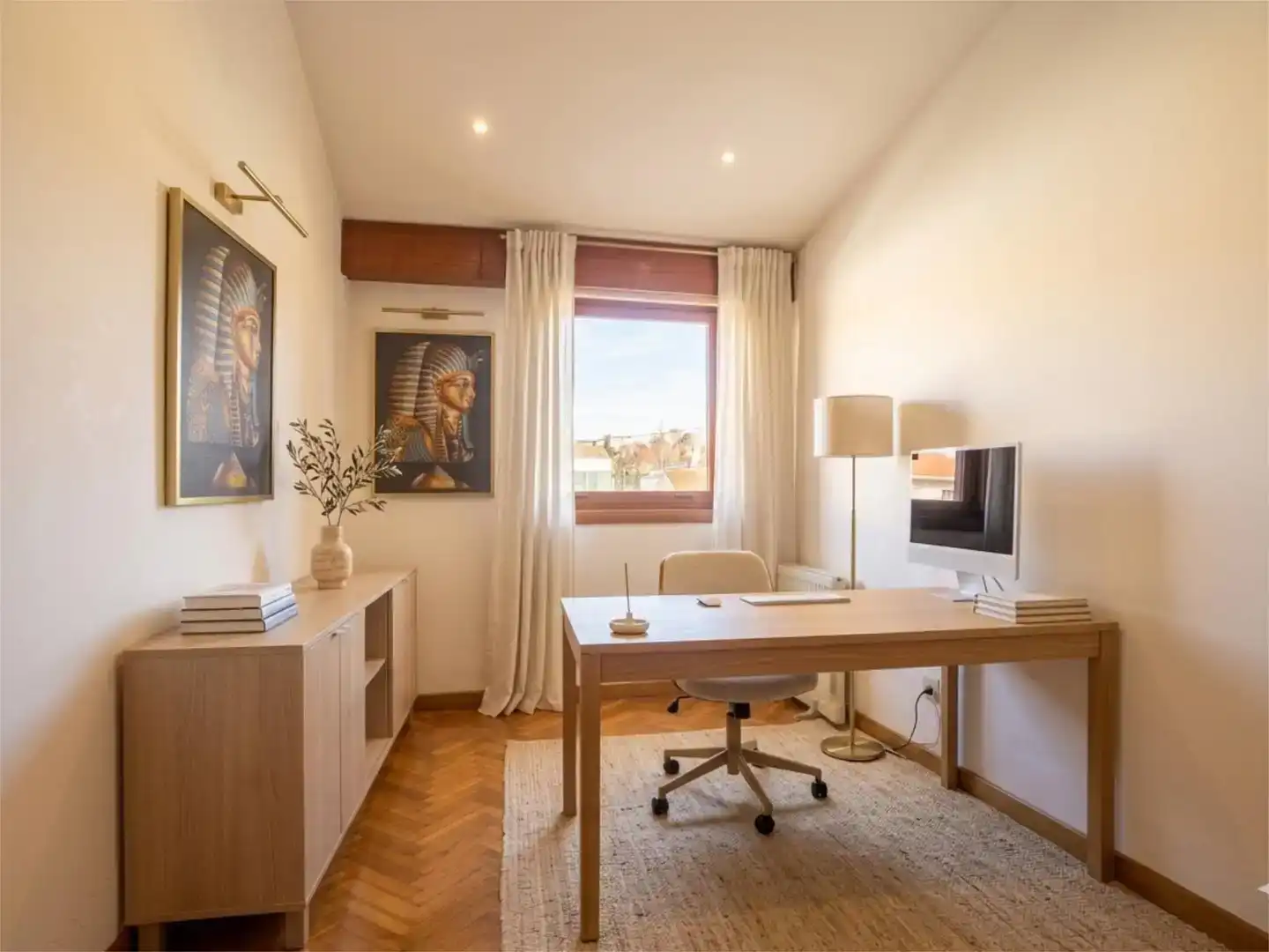 Sala d'estar de Casa adosada en venda en Culleredo