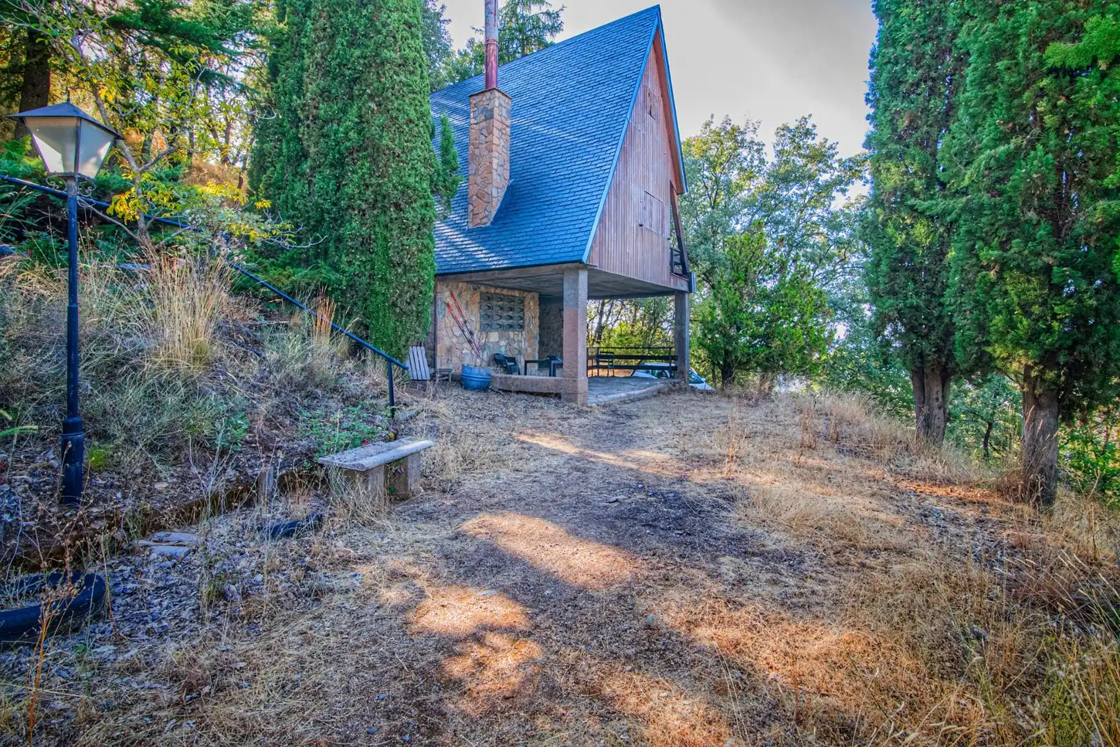 Vista exterior de Casa o chalet en venta en Güéjar Sierra con Calefacción, Jardín privado y Terraza