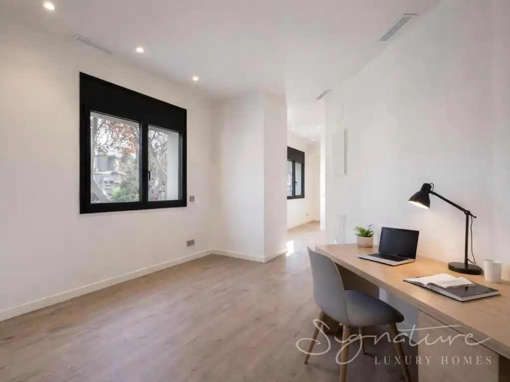 Bedroom of Houses for sale in Sant Cugat del Vallès  with Air Conditioner, Private garden and Swimming Pool