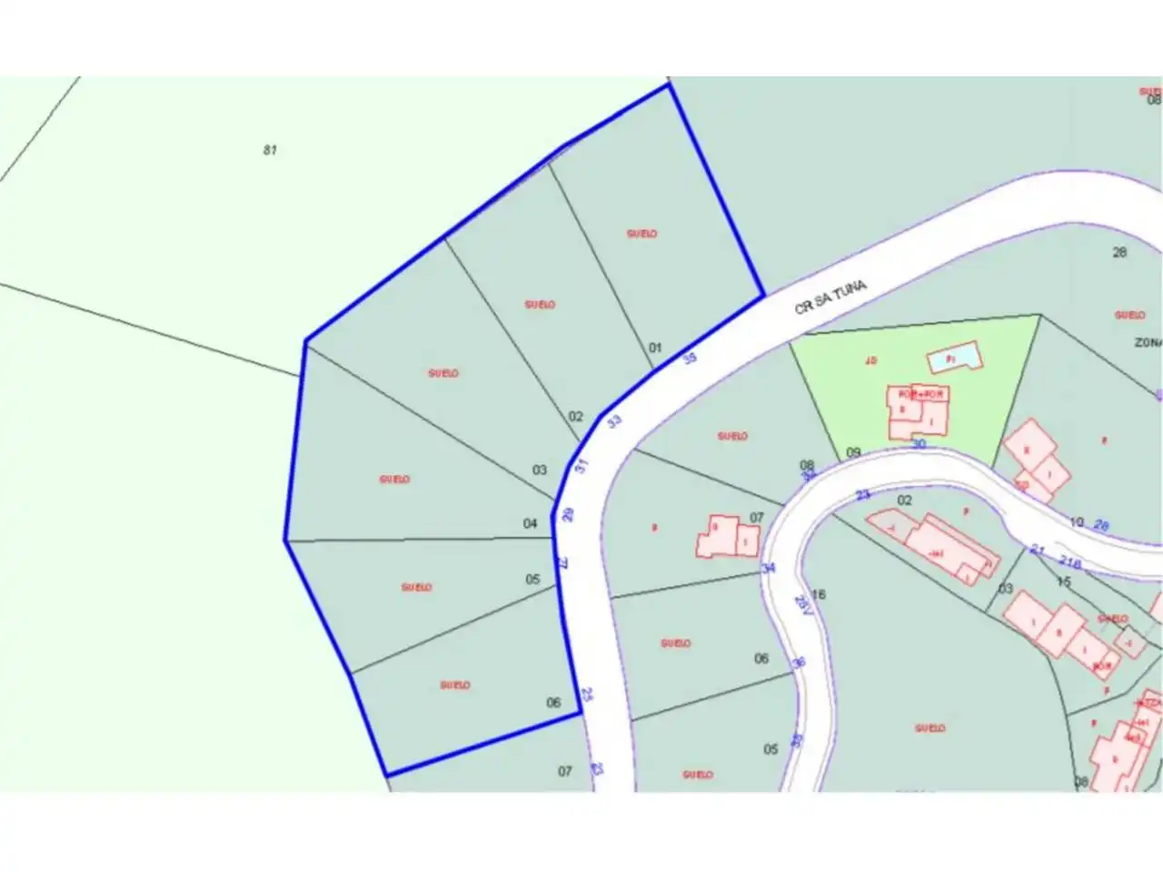 Terreno en venta en Carretera Tuna, 35, Aiguafreda - Sa Tuna