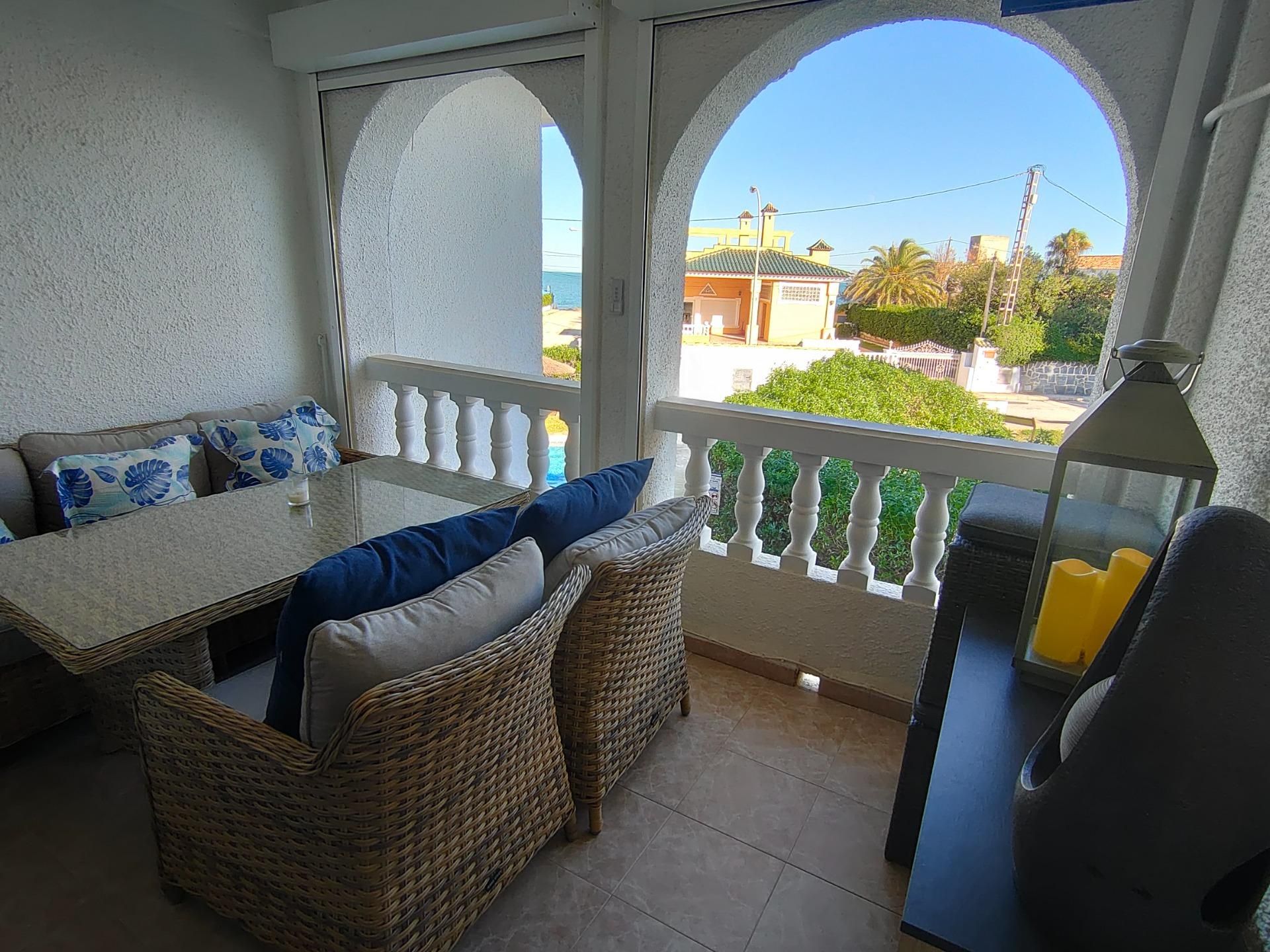 Terrace of Single-family semi-detached for sale in Dénia  with Air Conditioner, Heating and Private garden