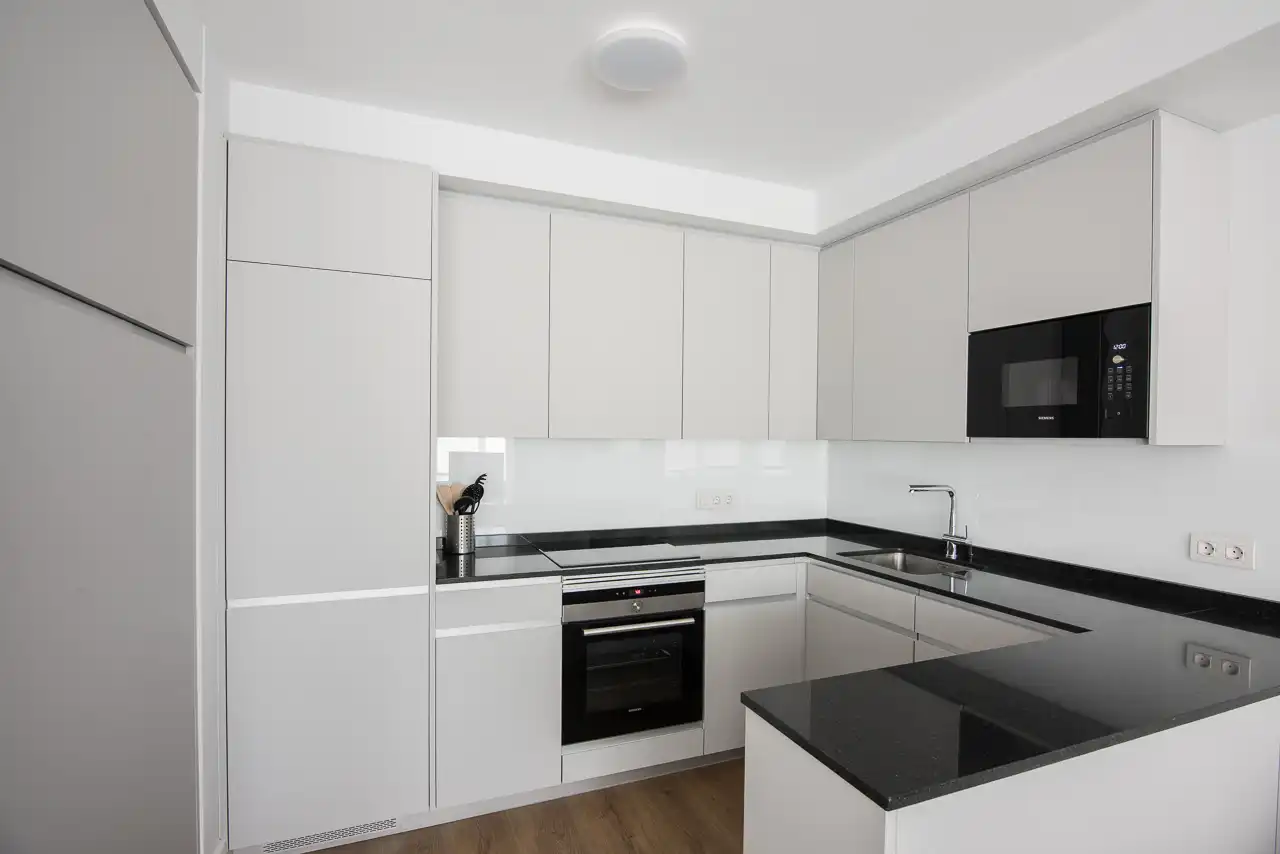 Kitchen of Flat for sale in Madrid  with Air Conditioner, Heating and Community pool