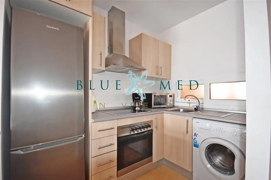 Cocina de Apartamento en venta en Alhama de Murcia con Aire acondicionado, Calefacción y Jardín privado