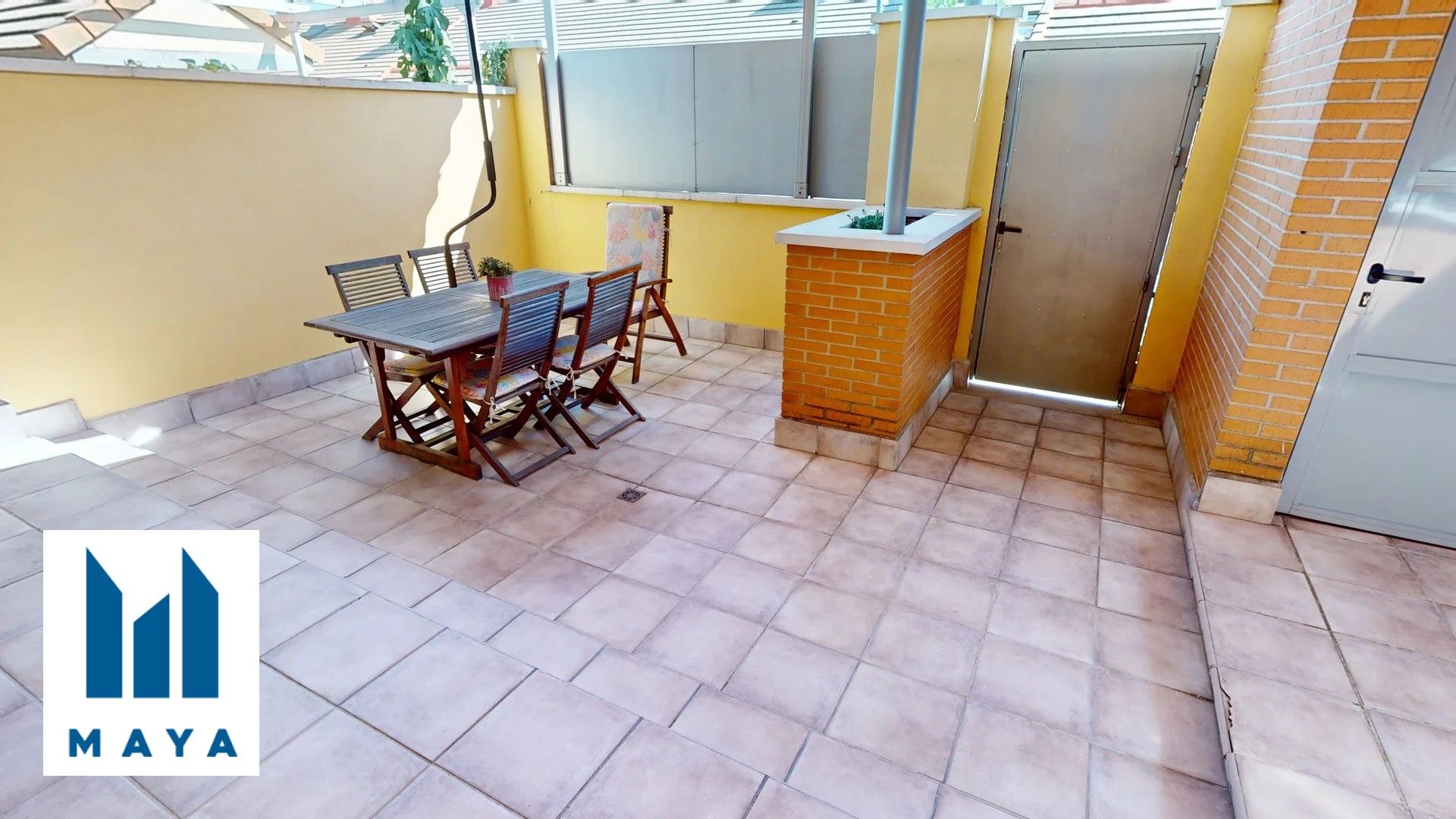 Terrace of Single-family semi-detached for sale in Leganés  with Air Conditioner, Heating and Swimming Pool