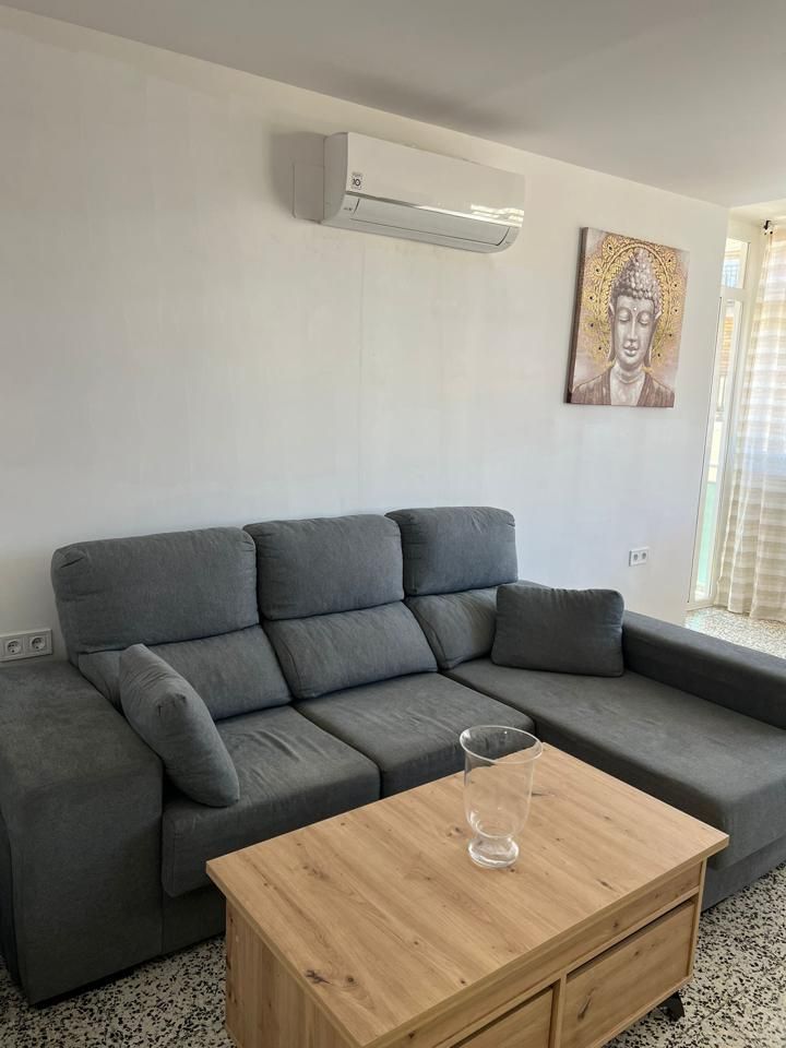 Sala d'estar de Pis de lloguer en  Lleida Capital amb Aire condicionat, Terrassa i Moblat