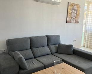 Living room of Flat to rent in  Lleida Capital  with Air Conditioner, Terrace and Furnished