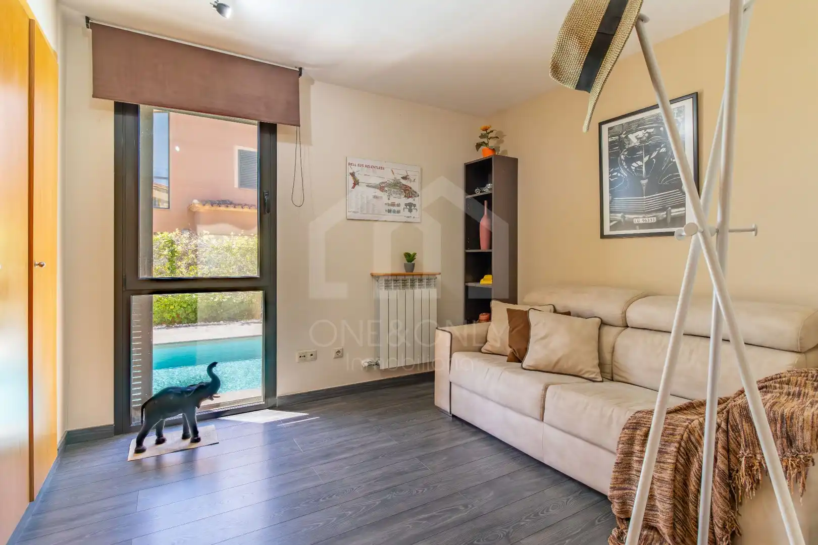 Sala de estar de Casa o chalet en venta en Mont-roig del Camp con Aire acondicionado, Calefacción y Jardín privado