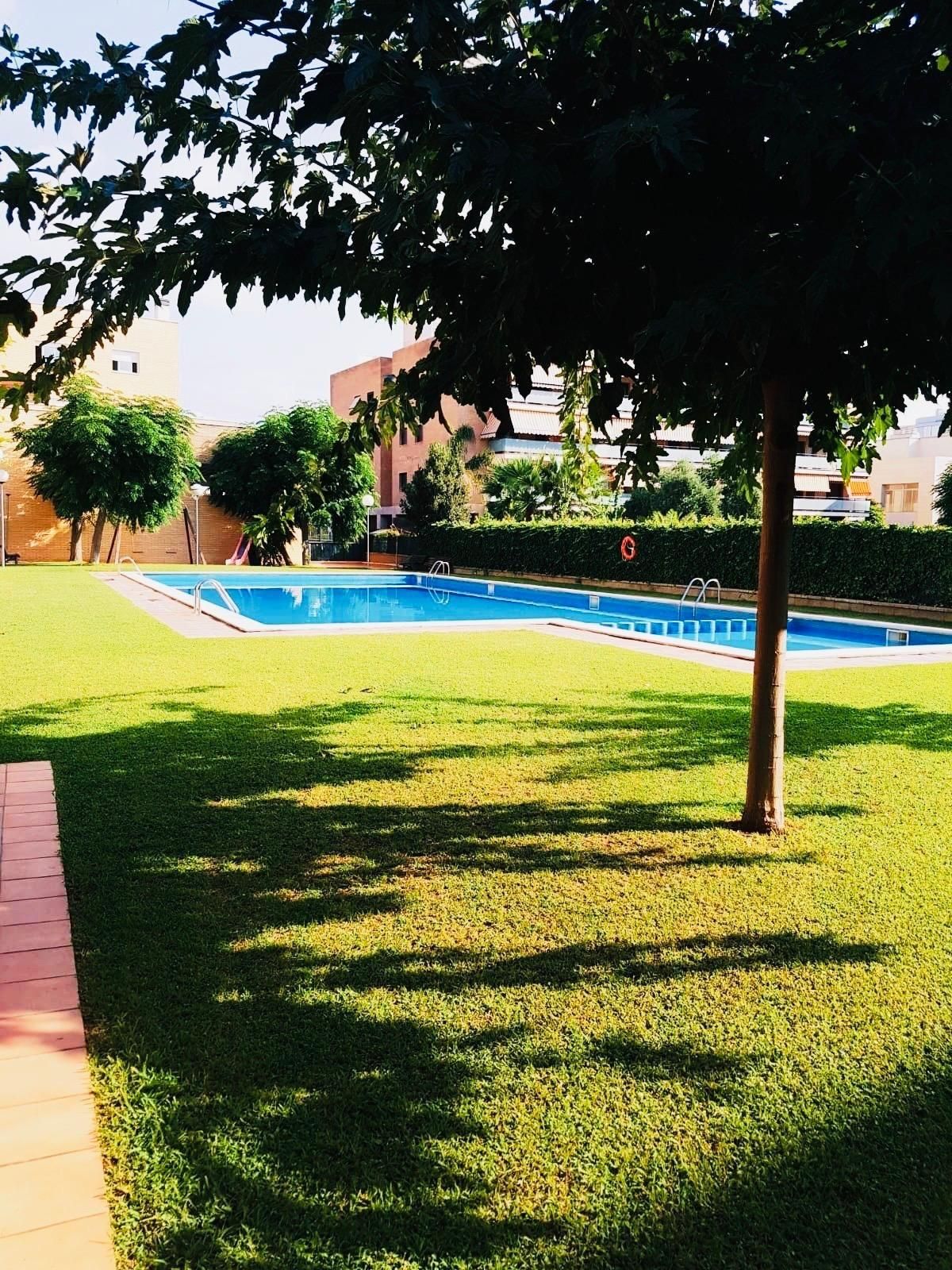 Swimming pool of Flat for sale in Cunit  with Air Conditioner, Heating and Private garden