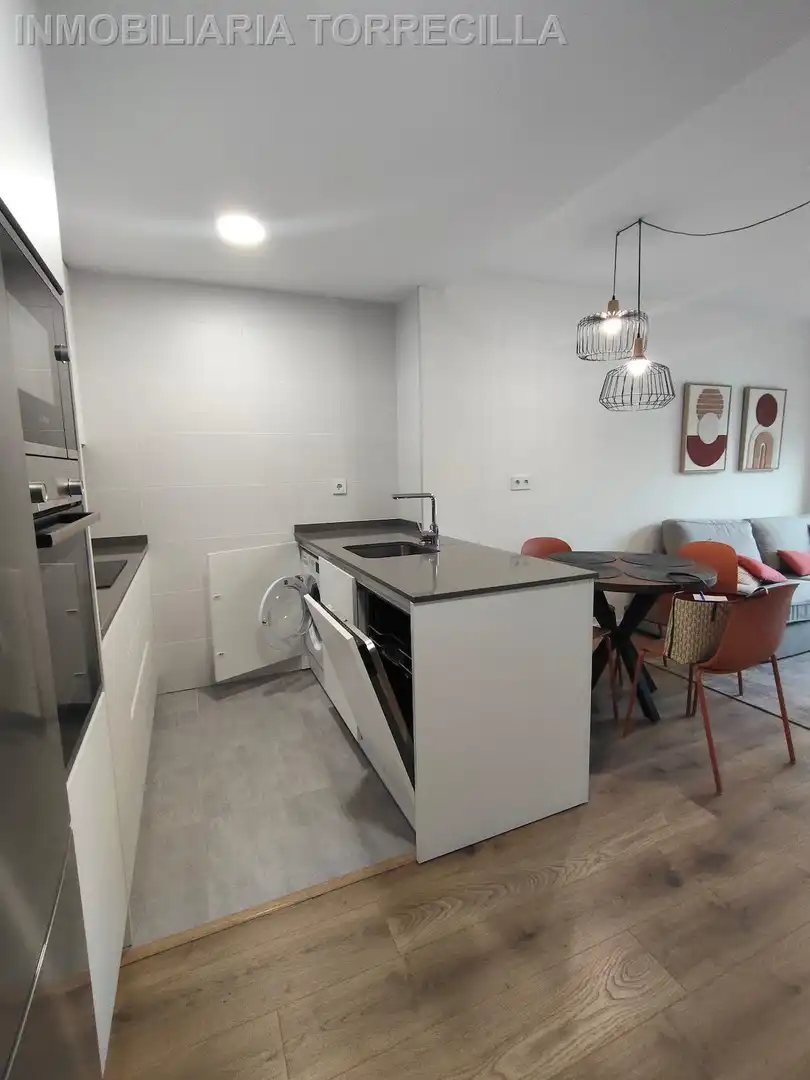 Cocina de Piso de alquiler en Valladolid con Parquet, Terraza y Trastero