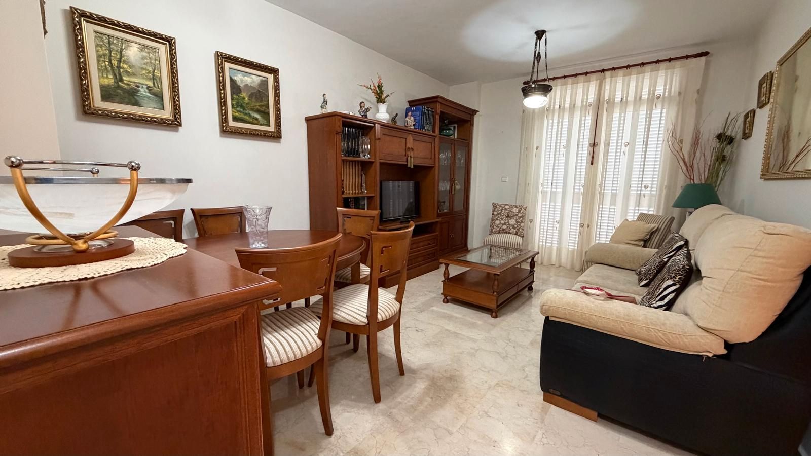 Living room of Apartment to rent in Cartagena  with Air Conditioner, Heating and Furnished