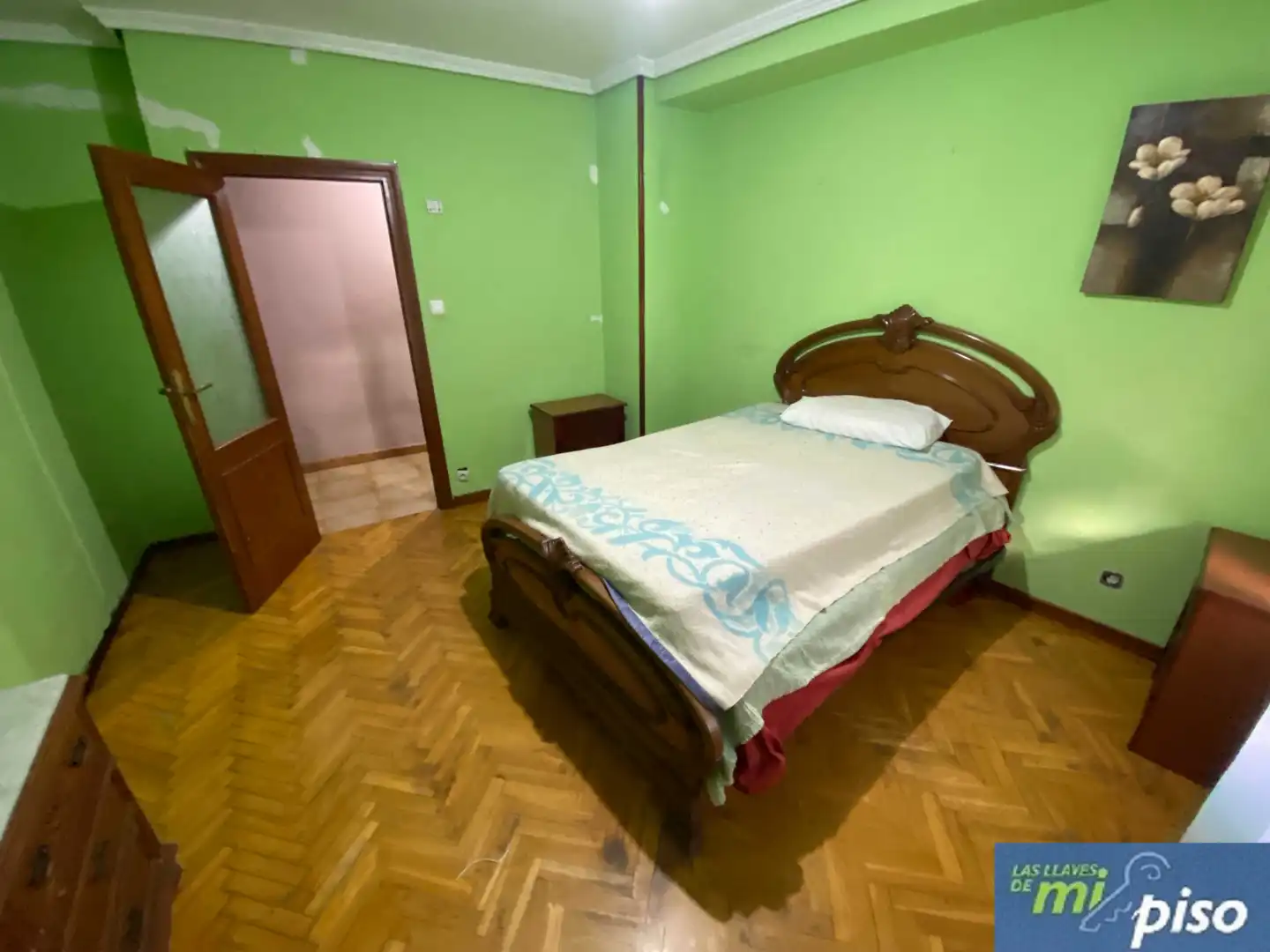 Bedroom of Flat for sale in Tordesillas  with Parquet flooring, Terrace and Furnished