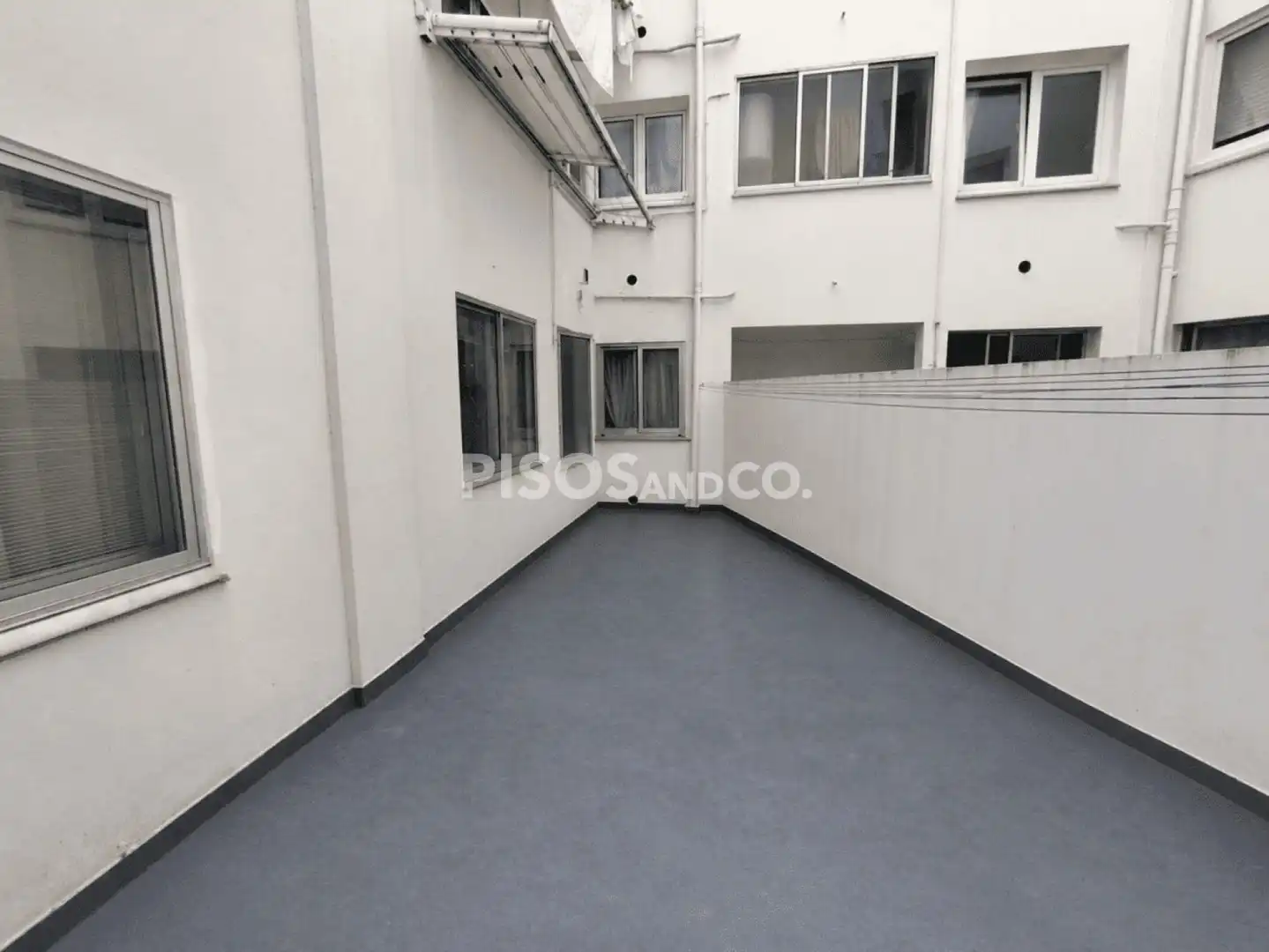 Terrace of Flat for sale in A Coruña Capital   with Heating, Terrace and Furnished