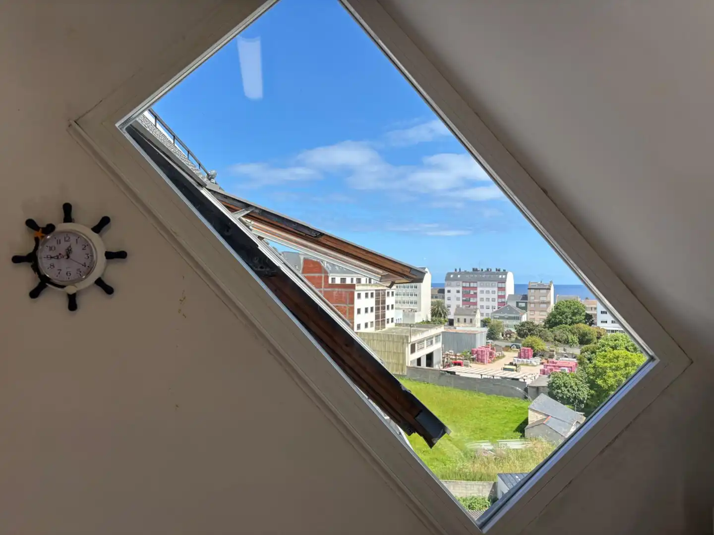 Exterior view of Attic for sale in Foz  with Heating, Terrace and Furnished