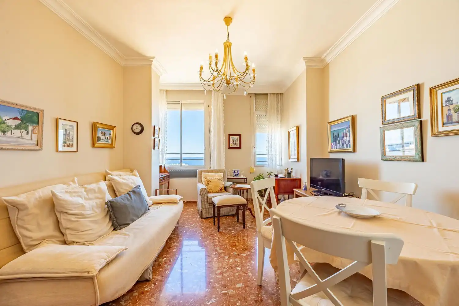 Sala de estar de Piso en venta en Las Palmas de Gran Canaria con Trastero