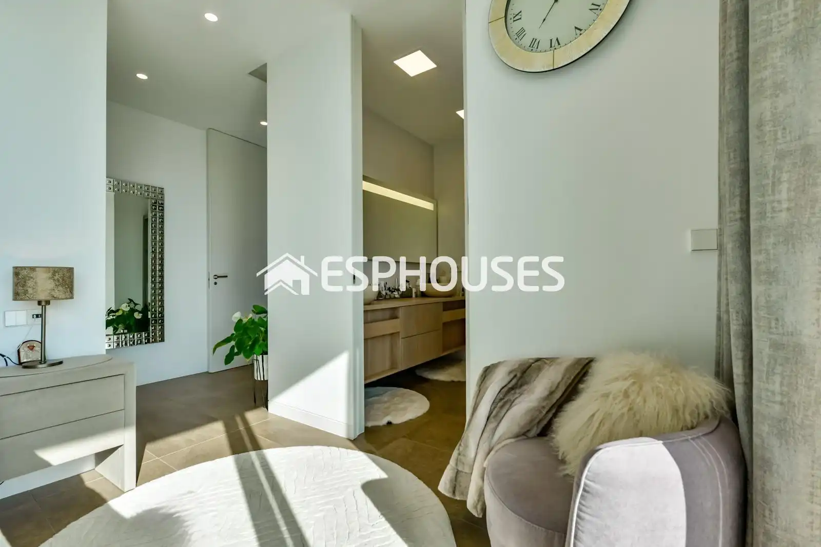 Sala de estar de Casa o chalet en venta en Finestrat con Aire acondicionado, Calefacción y Piscina