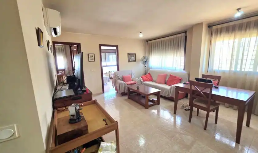 Sala de estar de Piso en venta en Carboneras con Aire acondicionado, Trastero y Amueblado