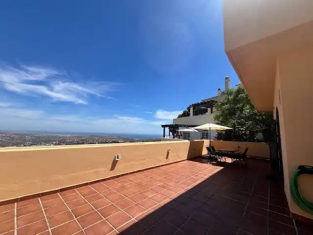 Terrasse von Wohnung zur Miete in Ojén mit Klimaanlage, Heizung und Terrasse