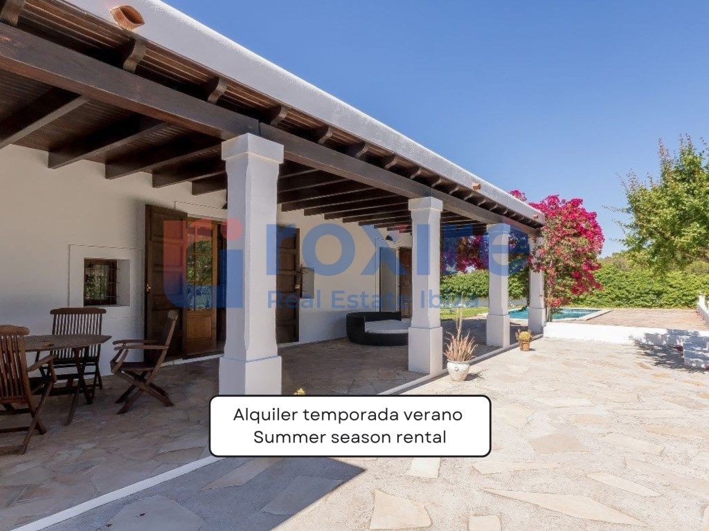 Terrace of Country house to rent in Sant Antoni de Portmany  with Air Conditioner, Private garden and Terrace