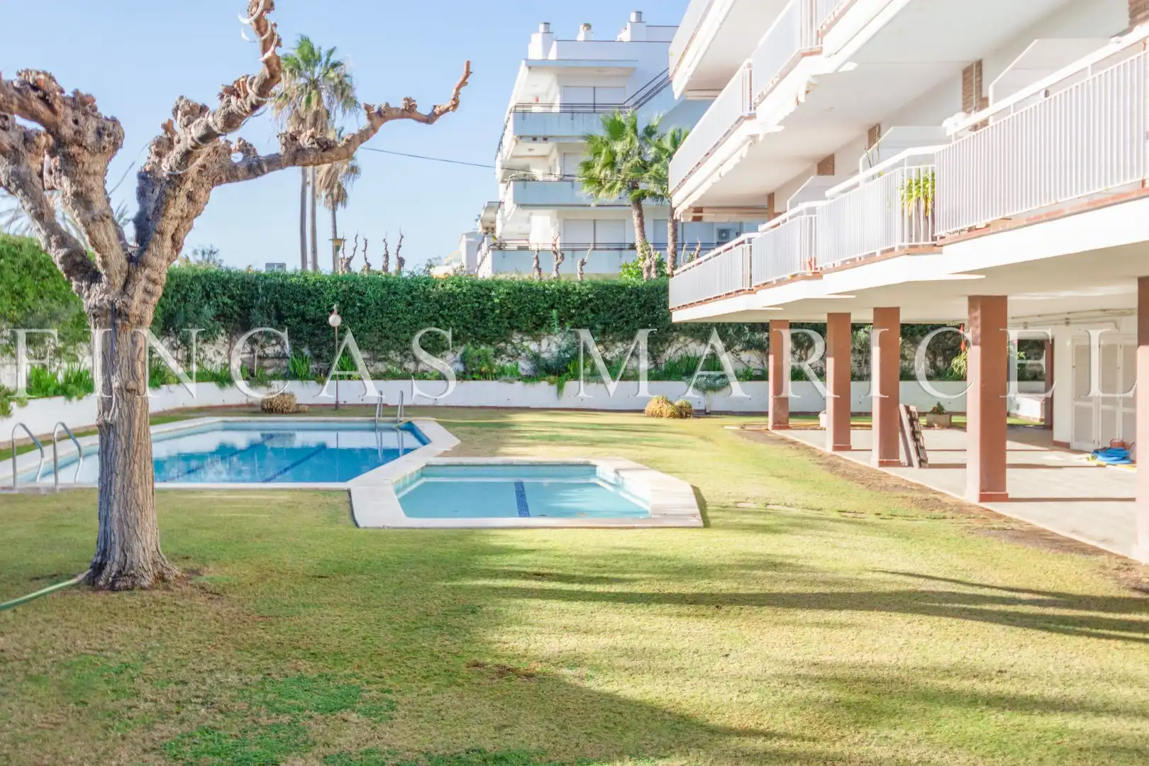Exterior view of Flat for sale in Sitges  with Air Conditioner, Heating and Terrace
