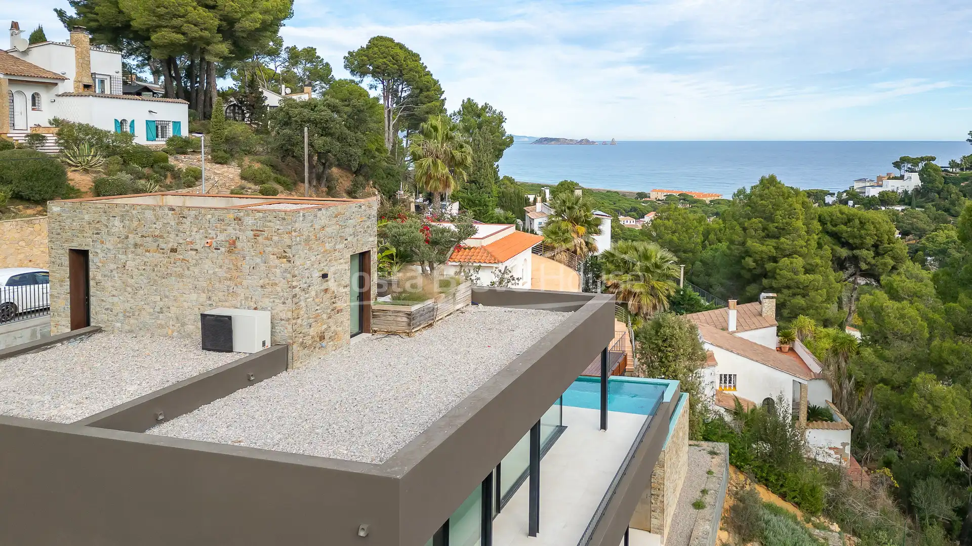 Exterior view of Houses for sale in Begur  with Air Conditioner, Heating and Private garden