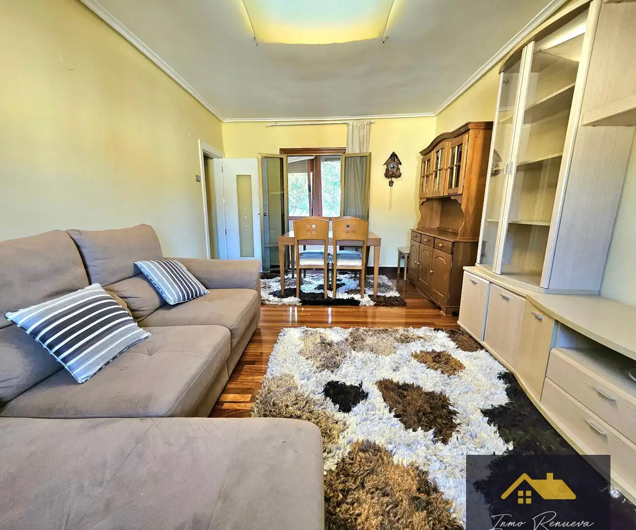 Sala de estar de Piso en venta en Ortuella con Calefacción, Amueblado y Balcón