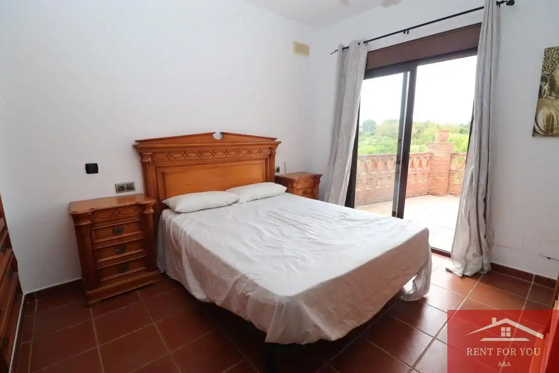 Schlafzimmer von Haus oder Chalet zur Miete in Coín mit Klimaanlage, Terrasse und Möbliert