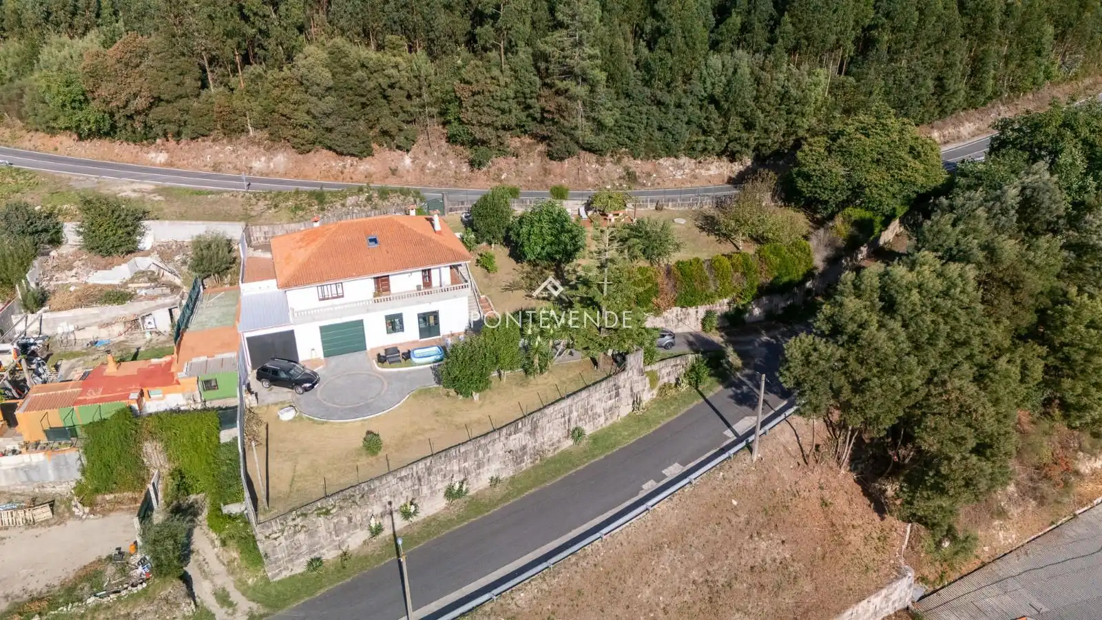 Vista exterior de Casa o chalet en venta en Cotobade, Pontevedra