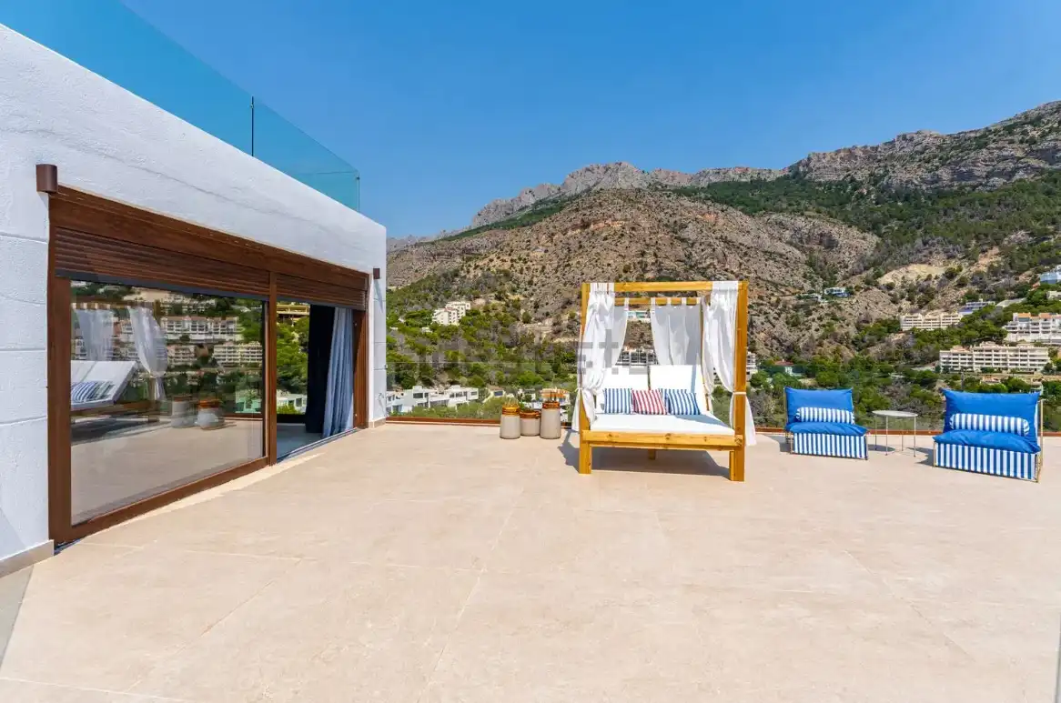 Terraza de Casa o chalet en venta en Altea con Aire acondicionado, Calefacción y Jardín privado
