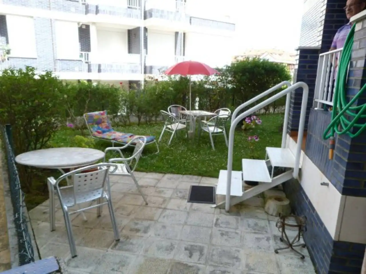Terrassa de Apartament de lloguer en Noja amb Calefacció, Jardí privat i Terrassa