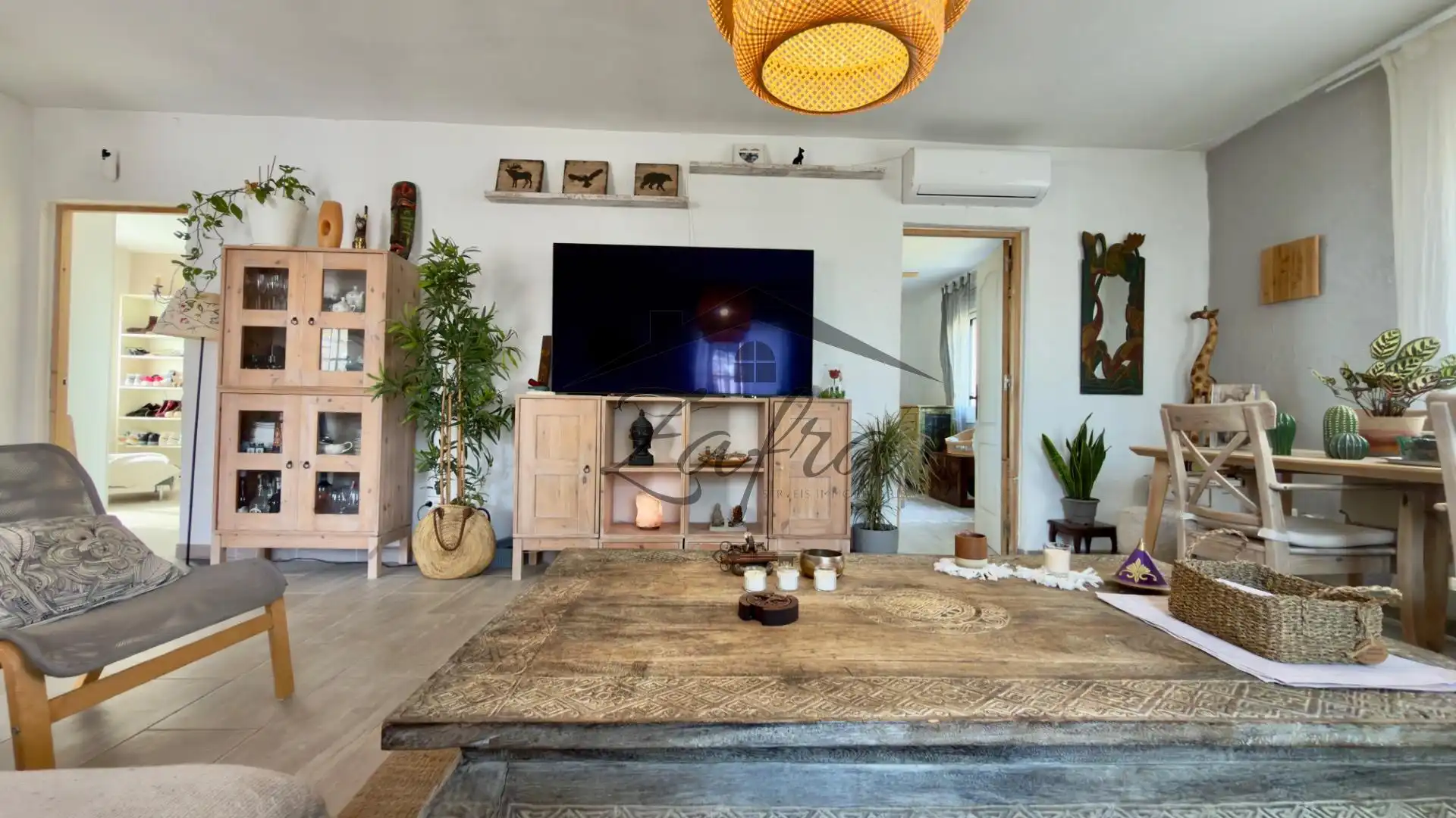 Sala d'estar de Casa o xalet en venda en Tordera amb Aire condicionat, Jardí privat i Terrassa