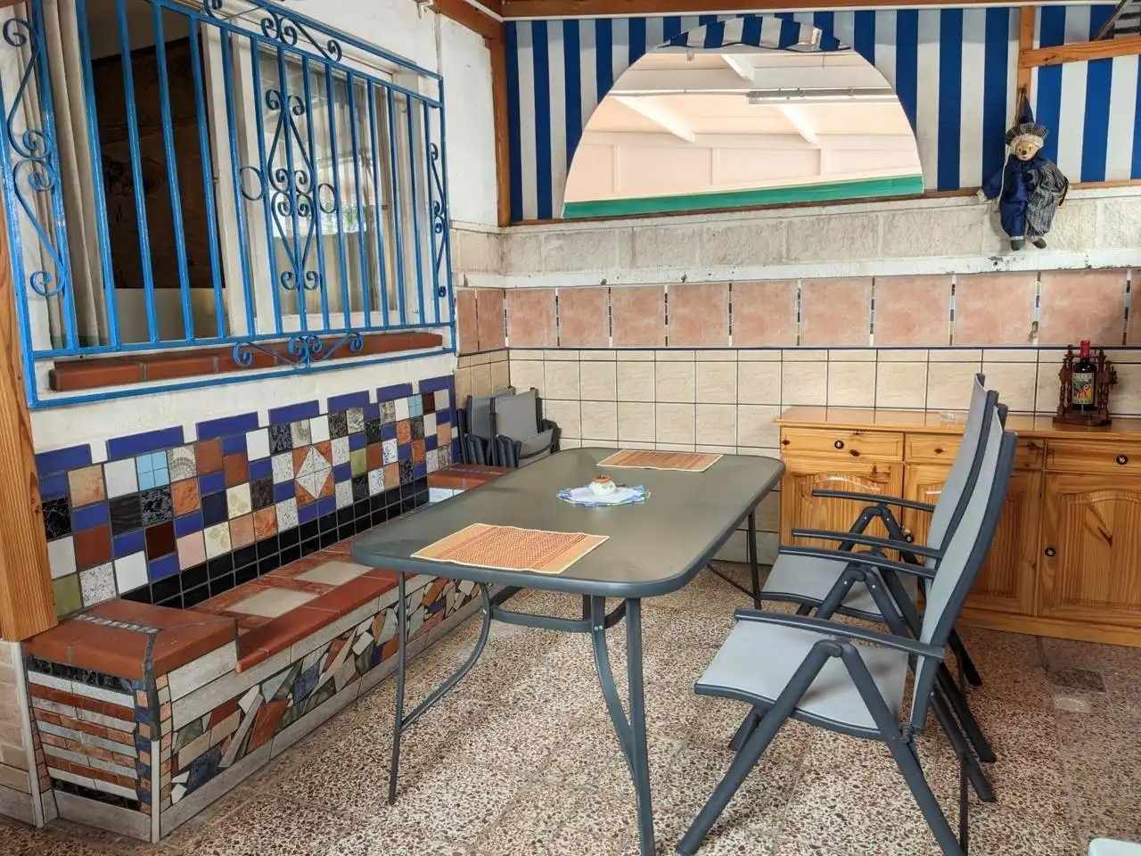 Terrasse von Wohnungen zur Miete in Arona mit Möbliert und Gemeinschaftspool