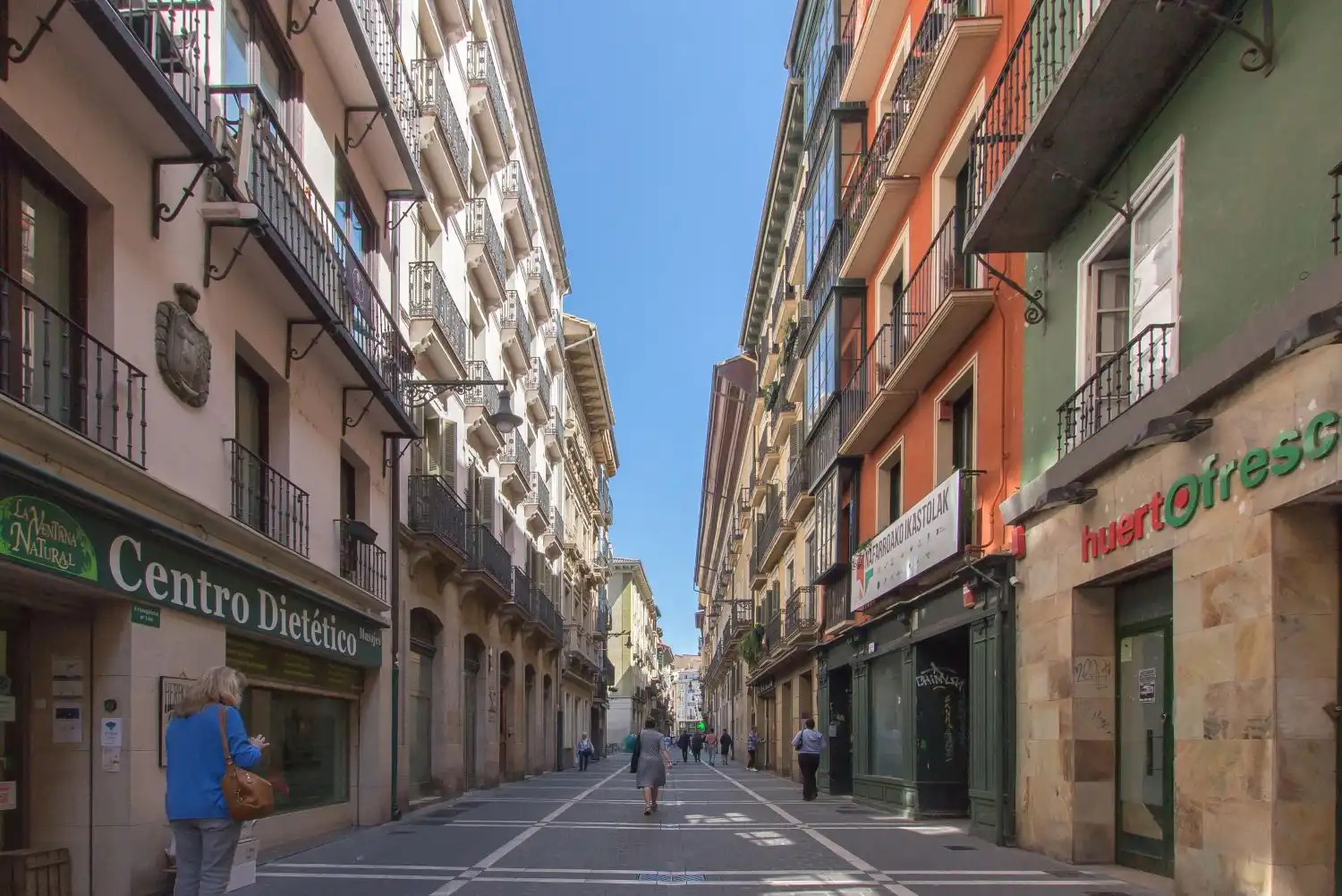 Vista exterior de Pis en venda en  Pamplona / Iruña amb Calefacció, Moblat i Balcó