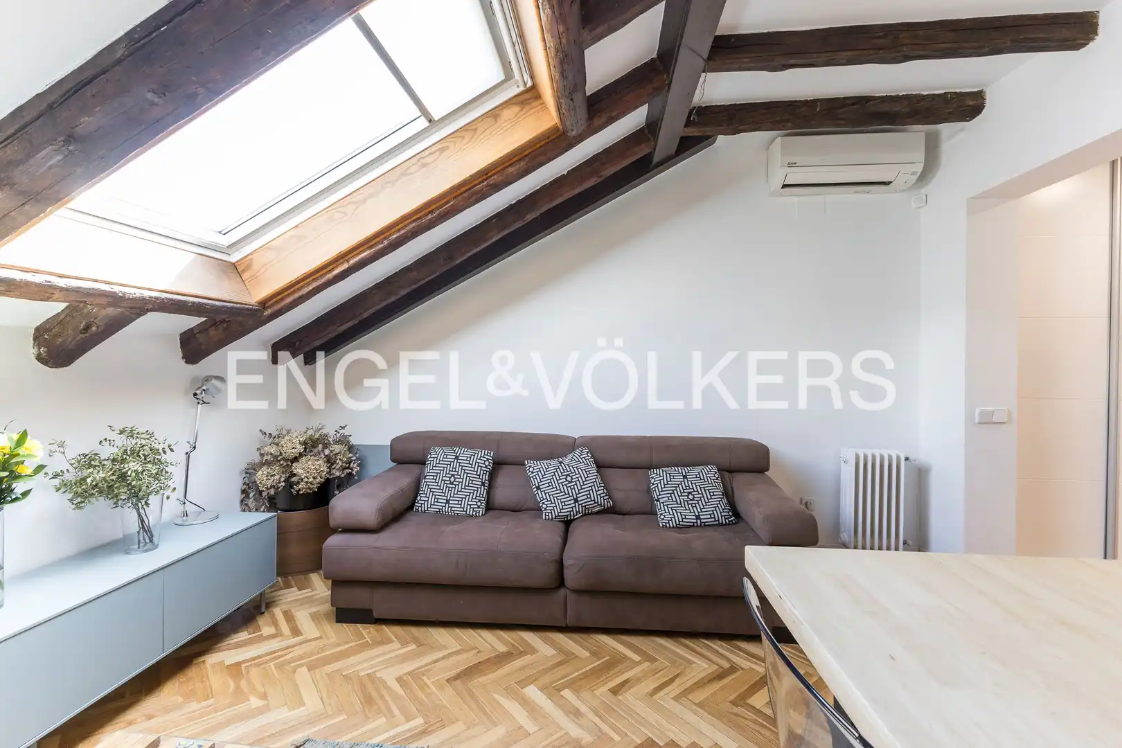 Wohnzimmer von Wohnung zum Verkauf in Madrid mit Klimaanlage und Heizung