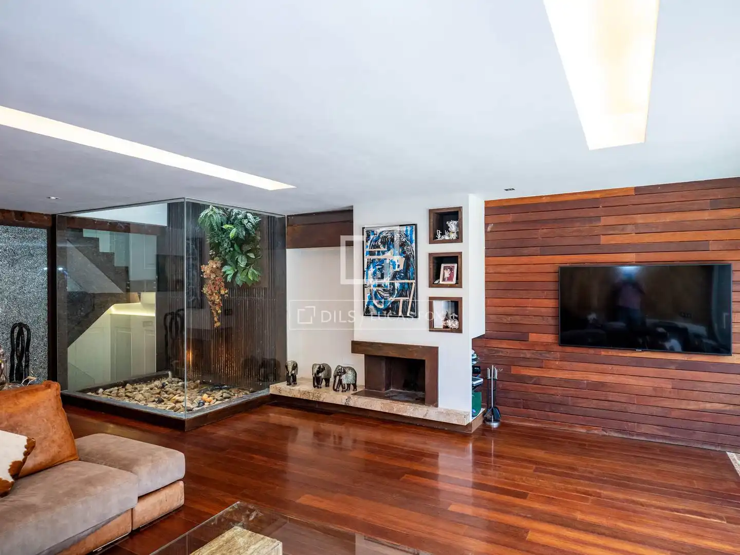 Sala d'estar de Casa o xalet de lloguer en La Moraleja amb Aire condicionat, Calefacció i Jardí privat