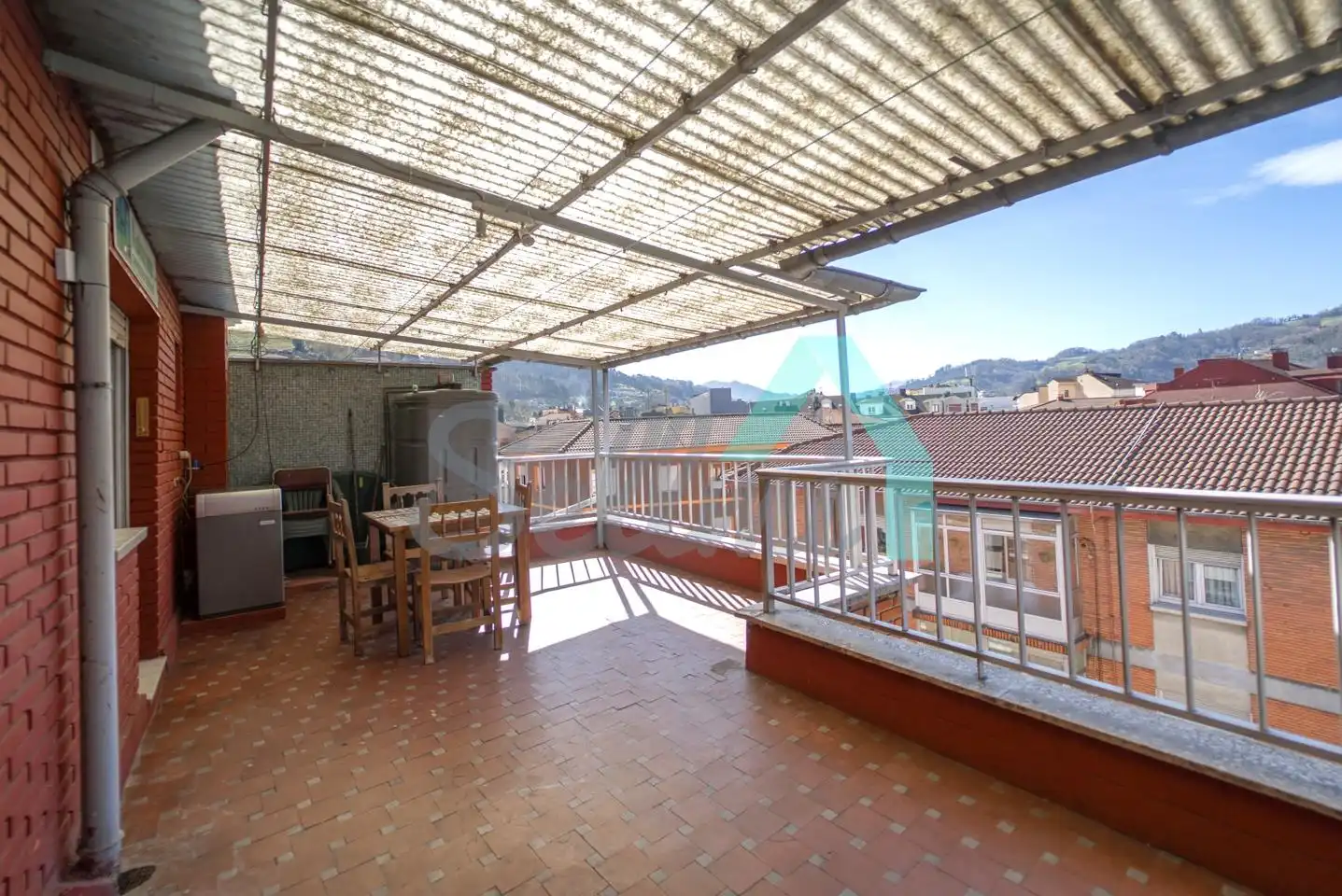 Terrace of Attic for sale in Mieres (Asturias)  with Heating, Terrace and Furnished