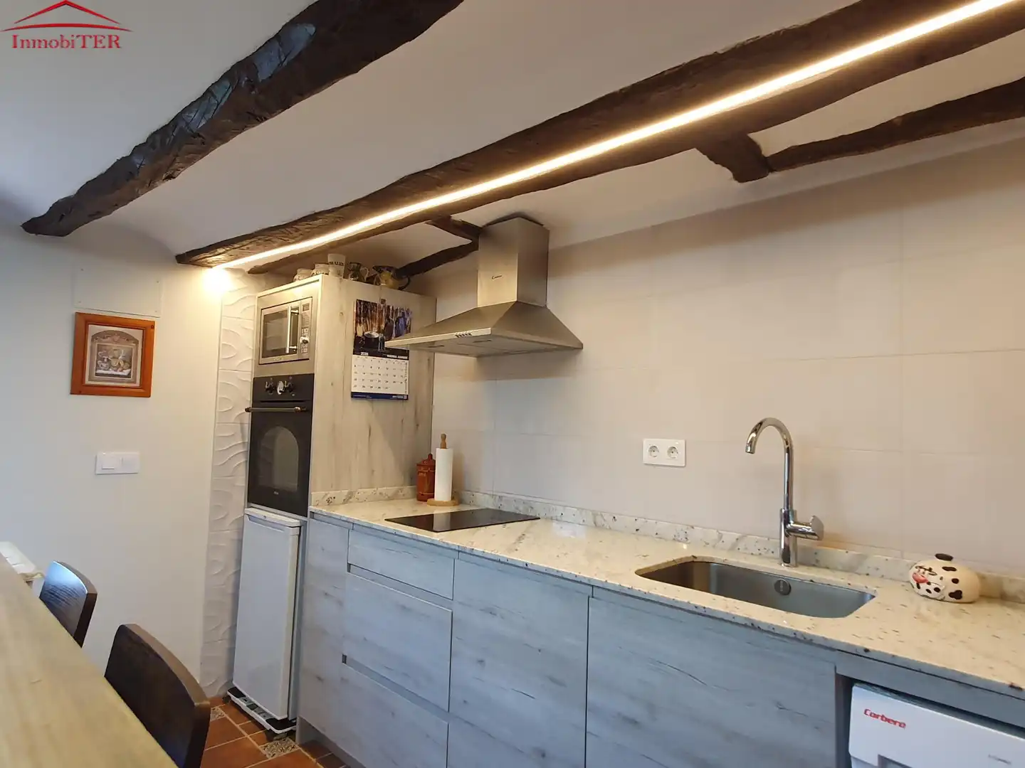 Cocina de Casa o chalet en venta en Rubiales con Calefacción, Jardín privado y Trastero