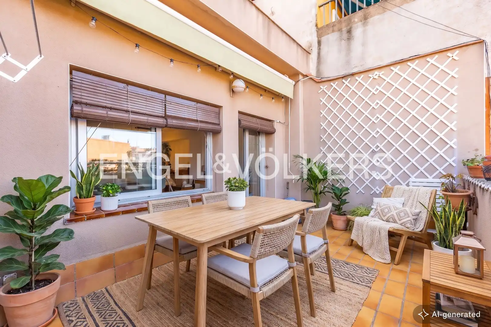 Terraza de Ático en venta en Sant Cugat del Vallès con Aire acondicionado, Calefacción y Terraza