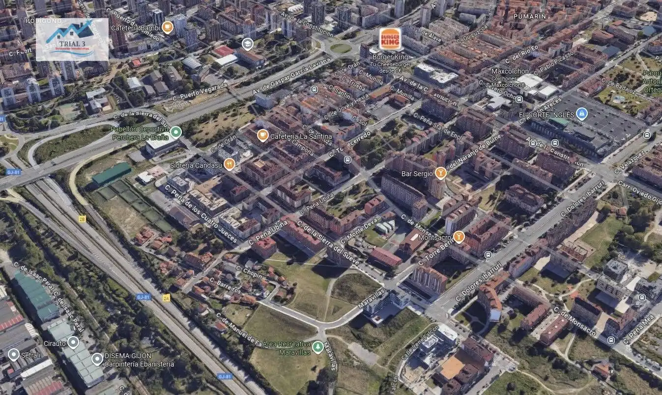 Außenansicht von Wohnung zum Verkauf in Gijón 