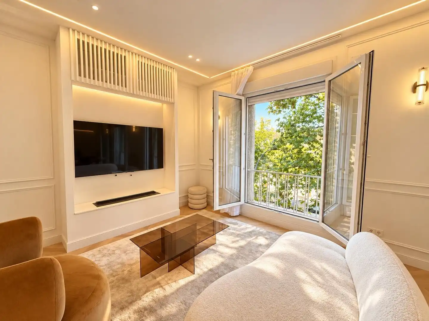 Sala de estar de Piso en venta en Madrid con Aire acondicionado, Calefacción y Parquet