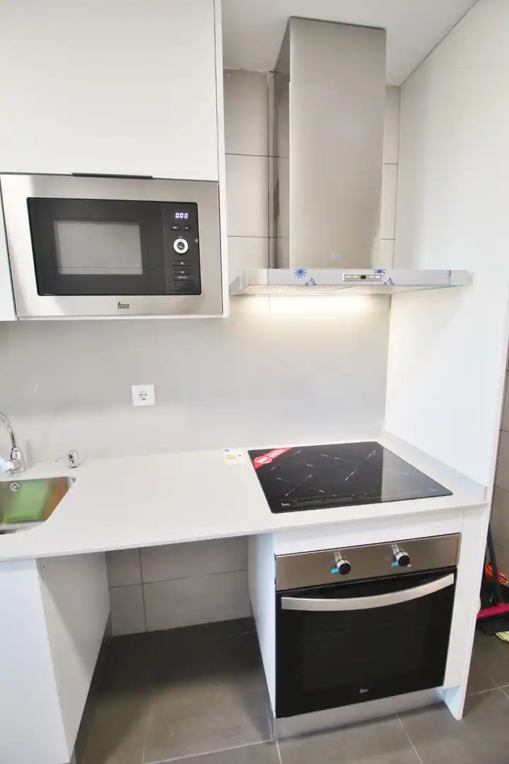 Kitchen of Flat for rent in El Campello  with Air Conditioner, Private garden and Terrace