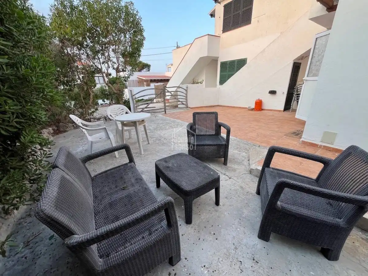 Terrassa de Apartament en venda en Sant Lluís amb Jardí privat, Terrassa i Moblat