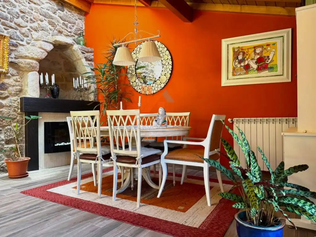 Comedor de Casa o chalet en venta en A Estrada  con Jardín privado, Horno y Balcón